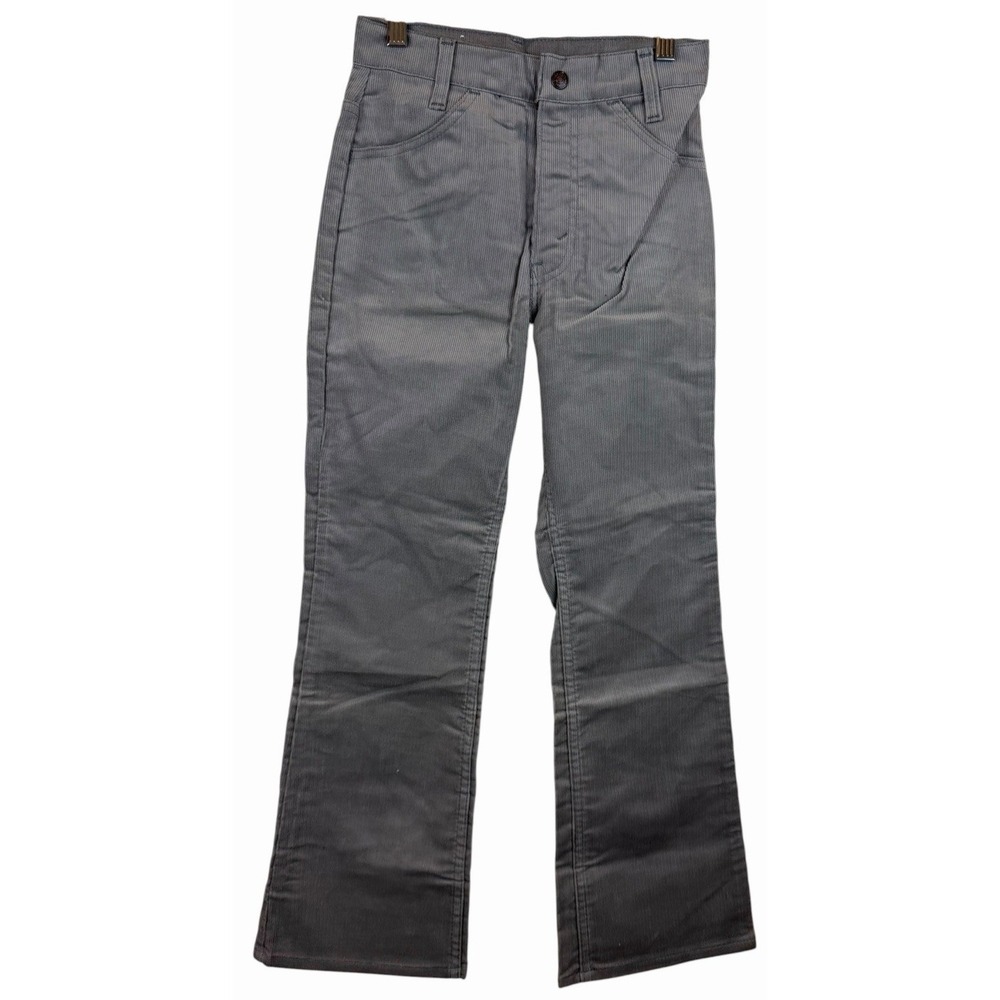 Vintage 80s Levi's Corduroy Pants Junior Size 12 26x26.5‎ 527 White Tab Bootcut